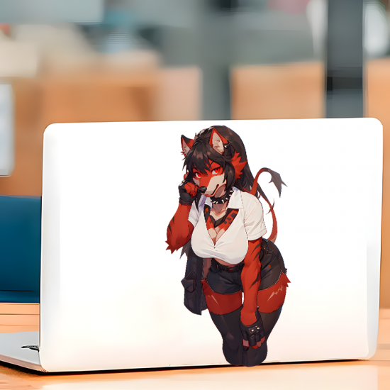 Red Furry with Lamborghini, great for adding a pop of color to your fridge or freezer.