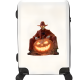 Halloween Man on Pumpkin Statue, vibrant colors perfect for art projects, collages, and crafts.