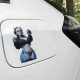 Coffee Demon Girl Car Decal, suitable for hard luggage, carry-ons, and travel accessories. Vinyl car decals suitable for cars, motorcycles, laptops, computers, backpacks, water bottles, and more.