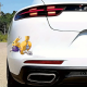 Renamon Car Sticker, adds style to your daily planner, notebook, and office supplies. Vinyl car decals suitable for cars, motorcycles, laptops, computers, backpacks, water bottles, and more.