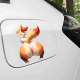 Braixen Booty Car Sticker Decal, ideal for water bottles, hydro flasks, phones, tablets, and car bumpers. Vinyl car decals suitable for cars, motorcycles, laptops, computers, backpacks, water bottles, and more.