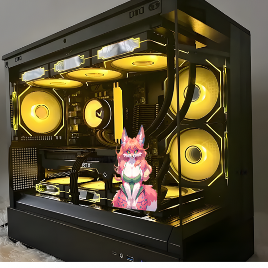 Anthro Fox Girl with Purple Car Sticker, high definition print suitable for collectors and fans. Vinyl car decals suitable for cars, motorcycles, laptops, computers, backpacks, water bottles, and more.