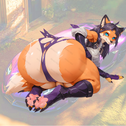 Sexy Furry Fox Girl Sticker Decal, make your belongings stand out with this unique vinyl sticker. Vinyl car decals suitable for cars, motorcycles, laptops, computers, backpacks, water bottles, and more.