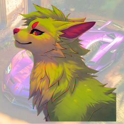 Green Wolf Furry Sticker/Decal, great for adding a pop of color to your fridge or freezer. Vinyl car decals suitable for cars, motorcycles, laptops, computers, backpacks, water bottles, and more.