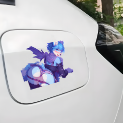 Lewd Furry Bat Girl Car Decal, ideal for water bottles, hydro flasks, phones, tablets, and car bumpers. Vinyl car decals suitable for cars, motorcycles, laptops, computers, backpacks, water bottles, and more.