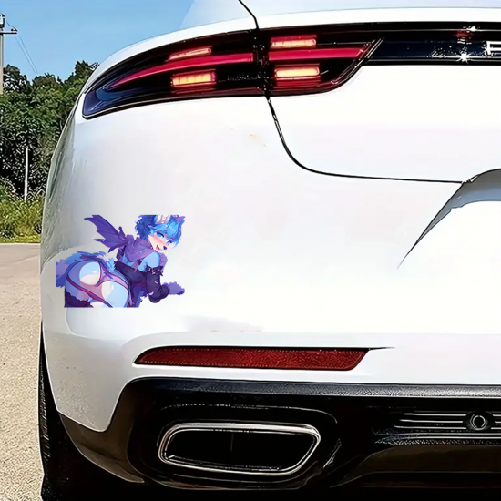 Lewd Furry Bat Girl Car Decal, ideal for water bottles, hydro flasks, phones, tablets, and car bumpers. Vinyl car decals suitable for cars, motorcycles, laptops, computers, backpacks, water bottles, and more.