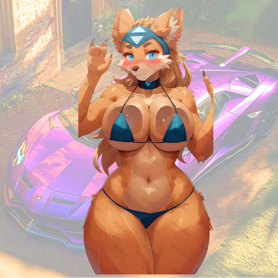 Bikini Furry Fox Girl Sticker Decal, looks amazing on phone cases, tablets, gaming consoles, and controllers. Vinyl car decals suitable for cars, motorcycles, laptops, computers, backpacks, water bottles, and more.