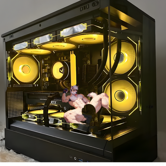 Furry Wolf Muscle Car Sticker/Decal, durable and weather-resistant, perfect for outdoor gear and vehicles. Vinyl car decals suitable for cars, motorcycles, laptops, computers, backpacks, water bottles, and more.