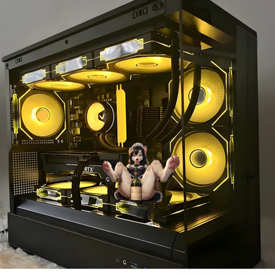 Furry Maid Wine Car Sticker Decal, cool decal for skateboards, snowboards, surfboards, and longboards. Vinyl car decals suitable for cars, motorcycles, laptops, computers, backpacks, water bottles, and more.