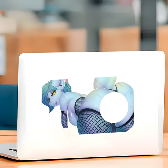 Anthro Horse Girl on Car Decal/Sticker, perfect for customizing your laptop, skateboard, luggage, and bedroom walls.Vinyl car decals suitable for cars, motorcycles,laptops, computers, backpacks, water bottles, and more.