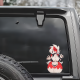 Sexy Anthro Wolf Bikini Sticker Decal, weather-proof sticker for camping gear, coolers, and lanterns. Vinyl car decals suitable for cars, motorcycles, laptops, computers, backpacks, water bottles, and more.