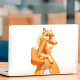Sexy Fox Girl with Supercar Sticker Decal, aesthetic stickers for planners, diaries, calendars, and stationery. Vinyl car decals suitable for cars, motorcycles, laptops, computers, backpacks, water bottles, and more.