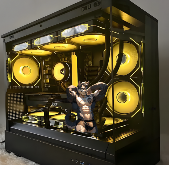 Muscular Wolf Furry Sticker/Decal, fun addition to your scrapbook, photo album, or handmade cards. Vinyl car decals suitable for cars, motorcycles, laptops, computers, backpacks, water bottles, and more.