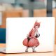 Sexy Furry Bikini Girl with Car Sticker, make your belongings stand out with this unique vinyl sticker. Vinyl car decals suitable for cars, motorcycles, laptops, computers, backpacks, water bottles, and more.