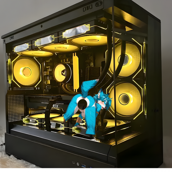 Blue Furry Car Decal - NSFW, vibrant colors perfect for art projects, collages, and crafts. Vinyl car decals suitable for cars, motorcycles, laptops, computers, backpacks, water bottles, and more.