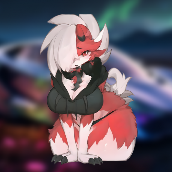 Hoodie Anthro Wolf Sticker, durable sticker for toolboxes, hard hats, and construction gear. Vinyl car decals suitable for cars, motorcycles, laptops, computers, backpacks, water bottles, and more.