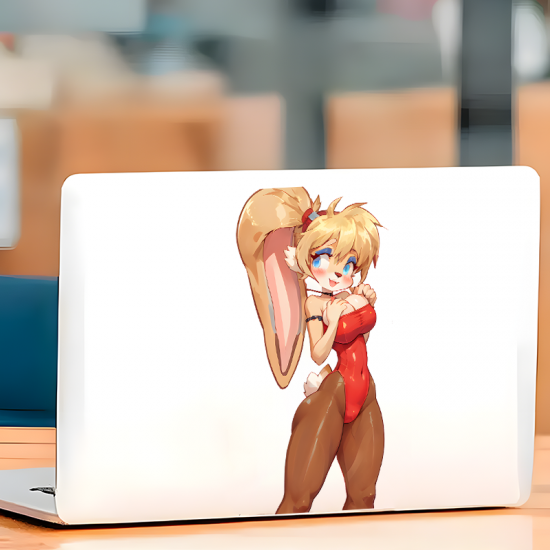 Bunny Girl Red Leotard Lamborghini Car Decal Sticker, cute design suitable for party favors, goodie bags, and rewards. Vinyl car decals suitable for cars, motorcycles, laptops, computers, backpacks, water bottles, and more.