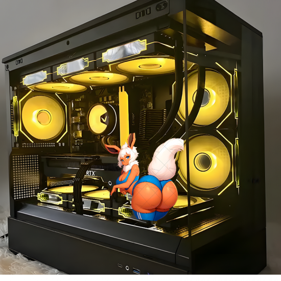 Flareon Girl Anime Car Sticker Decal, versatile decal for tablets, smartphones, and power banks. Vinyl car decals suitable for cars, motorcycles, laptops, computers, backpacks, water bottles, and more.