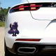 Purple Wolf Warrior Car Decal, a fun way to personalize your lunch box, cooler, or thermos. Vinyl car decals suitable for cars, motorcycles, laptops, computers, backpacks, water bottles, and more.