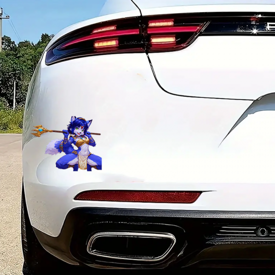 Krystal (Star Fox) Furry Decal/Sticker, great for adding a pop of color to your fridge or freezer. Vinyl car decals suitable for cars, motorcycles, laptops, computers, backpacks, water bottles, and more.