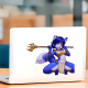 Krystal (Star Fox) Furry Decal/Sticker, great for adding a pop of color to your fridge or freezer. Vinyl car decals suitable for cars, motorcycles, laptops, computers, backpacks, water bottles, and more.