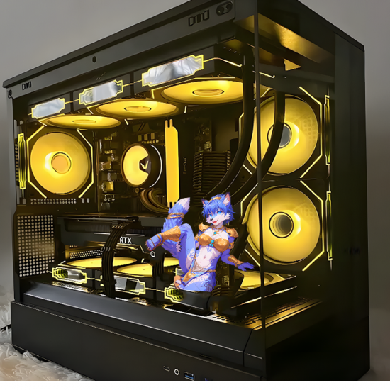 Blue Furry Goddess Car Decal Sticker, suitable for fixing up old furniture or adding flair to new items. Vinyl car decals suitable for cars, motorcycles, laptops, computers, backpacks, water bottles, and more.