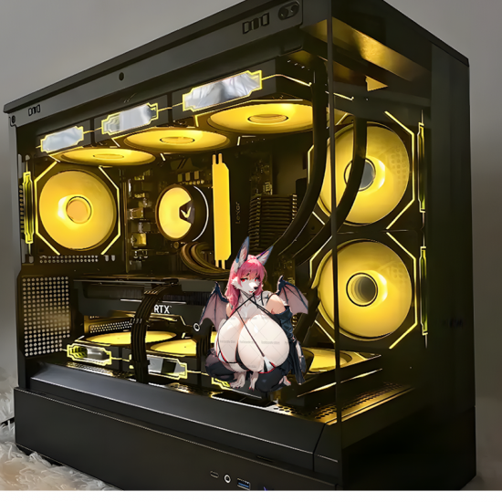 Pink Haired Bat-Winged Furry Decal, perfect gift for kids and teens to decorate their school supplies. Vinyl car decals suitable for cars, motorcycles, laptops, computers, backpacks, water bottles, and more.