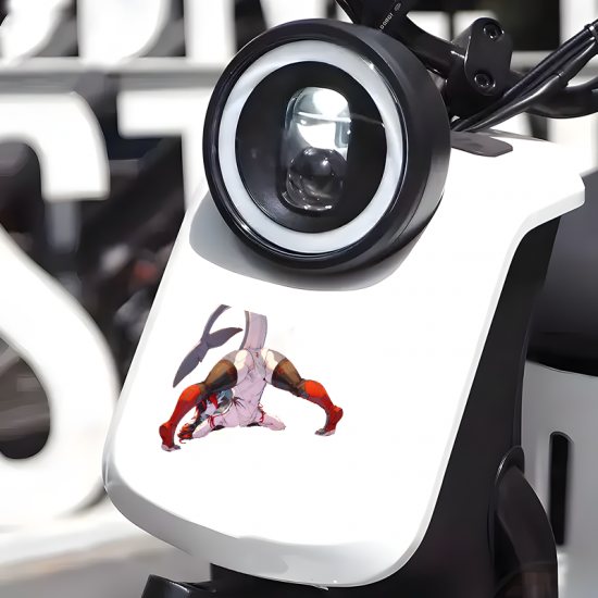 Shark Girl Bridge Pose Car Decal/Sticker, ideal for motivational boards, vision boards, and wall art. Vinyl car decals suitable for cars, motorcycles, laptops, computers, backpacks, water bottles, and more.