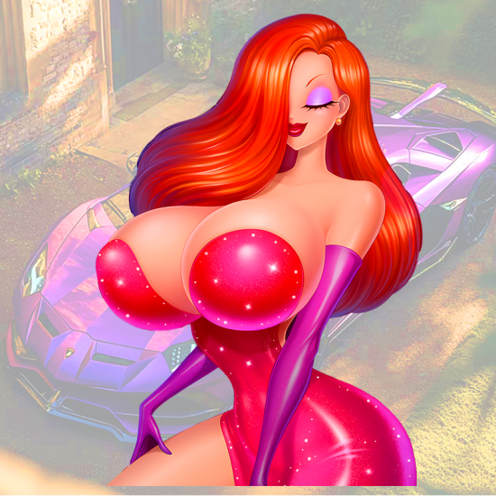 Jessica Rabbit Car Decal Sticker, strong adhesive suitable for travel suitcases and cargo boxes. Vinyl car decals suitable for cars, motorcycles, laptops, computers, backpacks, water bottles, and more.