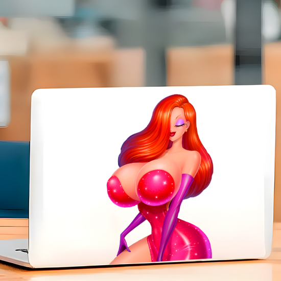 Jessica Rabbit Car Decal Sticker, strong adhesive suitable for travel suitcases and cargo boxes. Vinyl car decals suitable for cars, motorcycles, laptops, computers, backpacks, water bottles, and more.
