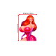 Jessica Rabbit Car Decal Sticker, strong adhesive suitable for travel suitcases and cargo boxes. Vinyl car decals suitable for cars, motorcycles, laptops, computers, backpacks, water bottles, and more.