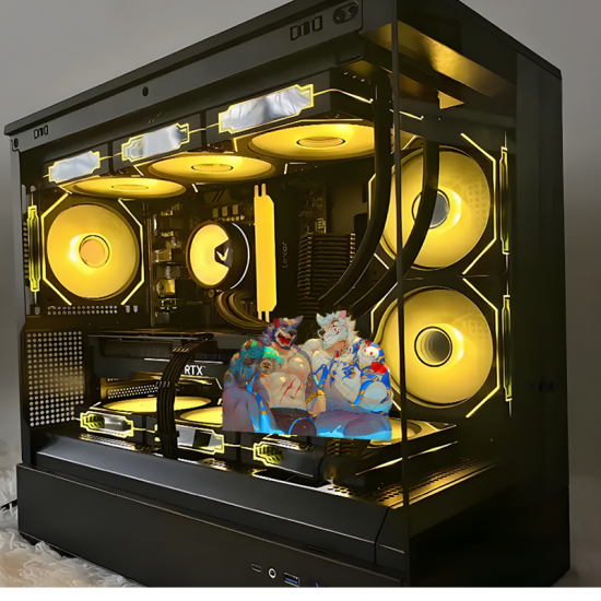 Furry Wolf Duo Car Decal Sticker, versatile decal for tablets, smartphones, and power banks. Vinyl car decals suitable for cars, motorcycles, laptops, computers, backpacks, water bottles, and more.