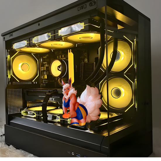 Lopunny Anthro Girl with Carrot Sticker, perfect for decorating bicycle frames, helmets, and accessories. Vinyl car decals suitable for cars, motorcycles, laptops, computers, backpacks, water bottles, and more.