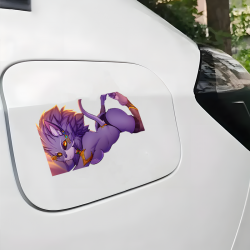Sexy Anthro Cat Car Decal, fun addition to your scrapbook, photo album, or handmade cards. Vinyl car decals suitable for cars, motorcycles, laptops, computers, backpacks, water bottles, and more.