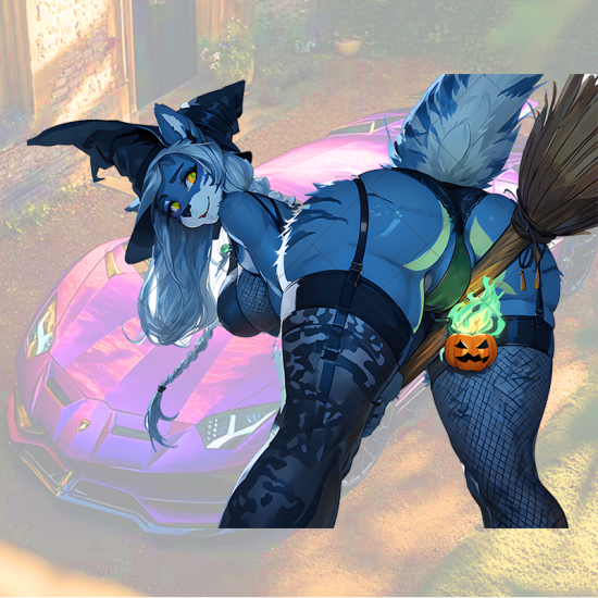 Halloween Witch Furry Decal/Sticker, water-proof and sun-proof, great for car windows and bumpers. Vinyl car decals suitable for cars, motorcycles, laptops, computers, backpacks, water bottles, and more.