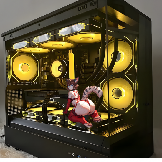 Lingerie Furry Girl Leaning Back Car Sticker, designed for MacBooks, iPhones, travel cases, guitars, and fridges. Vinyl car decals suitable for cars, motorcycles, laptops, computers, backpacks, water bottles, and more.