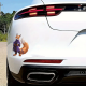 Anthro Fox in Robe Car Decal, excellent for decorating bedroom doors, lockers, and furniture. Vinyl car decals suitable for cars, motorcycles, laptops, computers, backpacks, water bottles, and more.