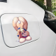 Lola Bunny Sexy Car Decal Sticker, suitable for smooth surfaces like glass, mirrors, windows, and tiles. Vinyl car decals suitable for cars, motorcycles, laptops, computers, backpacks, water bottles, and more.