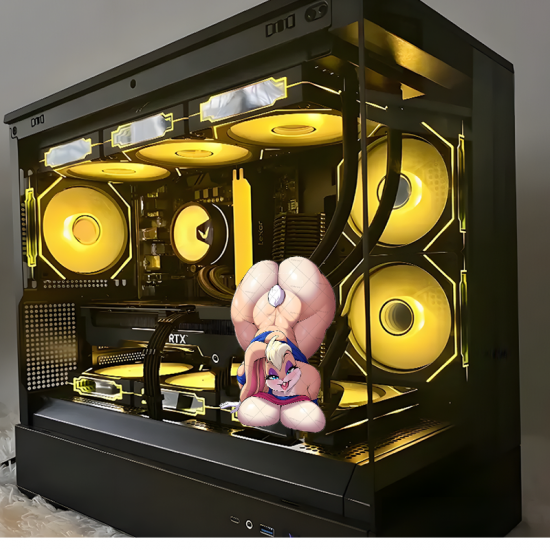 Lola Bunny Sexy Car Decal Sticker, suitable for smooth surfaces like glass, mirrors, windows, and tiles. Vinyl car decals suitable for cars, motorcycles, laptops, computers, backpacks, water bottles, and more.