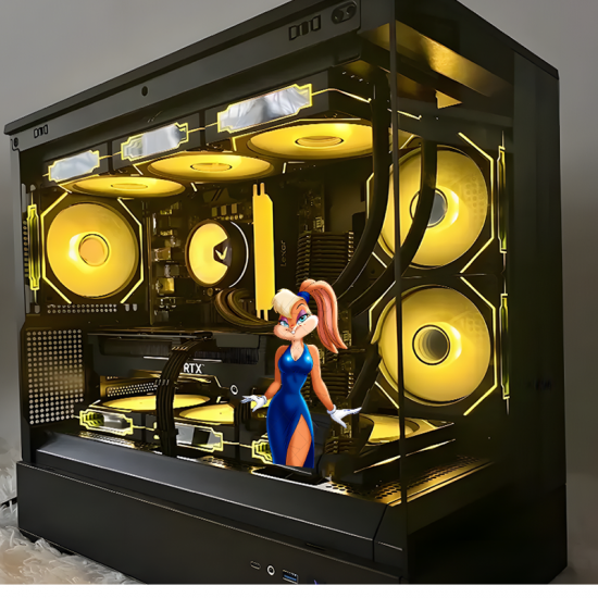 Lola Bunny Blue Dress Car Decal, strong adhesive suitable for travel suitcases and cargo boxes. Vinyl car decals suitable for cars, motorcycles, laptops, computers, backpacks, water bottles, and more.