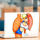 Buff Lola Bunny Sticker/Decal, cool decal for skateboards, snowboards, surfboards, and longboards. Vinyl car decals suitable for cars, motorcycles, laptops, computers, backpacks, water bottles, and more.