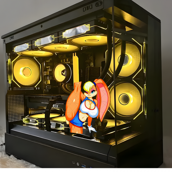 Buff Lola Bunny Sticker/Decal, cool decal for skateboards, snowboards, surfboards, and longboards. Vinyl car decals suitable for cars, motorcycles, laptops, computers, backpacks, water bottles, and more.