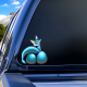 Vaporeon Pokemon Car Decal Sticker Anime Girl Booty, durable and weather-resistant, perfect for outdoor gear and vehicles. Vinyl car decals suitable for cars, motorcycles, laptops, computers, backpacks, water bottles, and more.