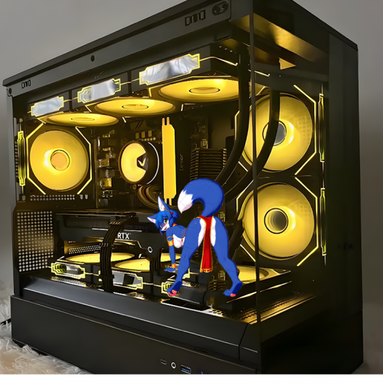 Sexy Blue Fox Girl Car Decal Sticker, strong adhesive suitable for travel suitcases and cargo boxes. Vinyl car decals suitable for cars, motorcycles, laptops, computers, backpacks, water bottles, and more.