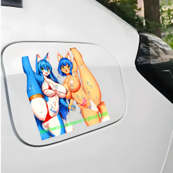 Furry Bikini Babes Waterproof Sticker Decal, high definition print suitable for collectors and fans. Vinyl car decals suitable for cars, motorcycles, laptops, computers, backpacks, water bottles, and more.