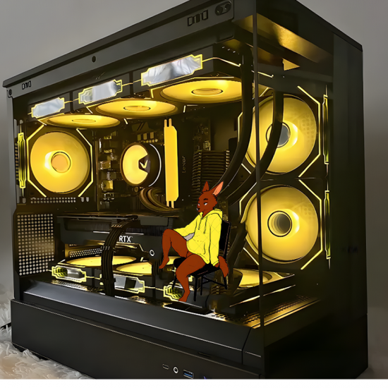 Chill Furry Fox With Sports Car Sticker, waterproof vinyl decal for cars, motorcycles, bicycles, and helmets. Vinyl car decals suitable for cars, motorcycles, laptops, computers, backpacks, water bottles, and more.