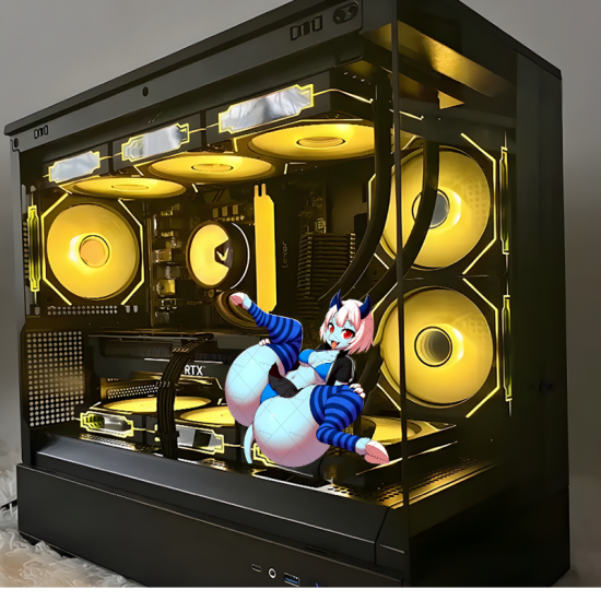 Sexy Demon Girl Car Decal - VIP-275, suitable for skateboard decks, rollerblades, and scooters. Vinyl car decals suitable for cars, motorcycles, laptops, computers, backpacks, water bottles, and more.