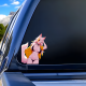 Anime Fox Girl Bikini Decal Sticker, ideal for water bottles, hydro flasks, phones, tablets, and car bumpers. Vinyl car decals suitable for cars, motorcycles, laptops, computers, backpacks, water bottles, and more.
