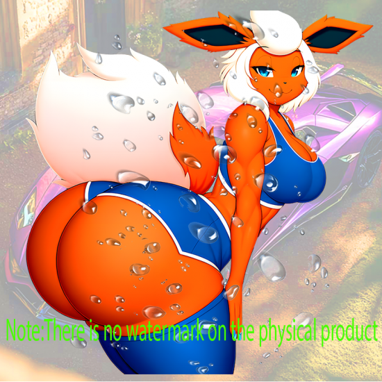 Flareon Anthro Car Decal Sticker, premium vinyl material suitable for both indoor and outdoor use. Vinyl car decals suitable for cars, motorcycles, laptops, computers, backpacks, water bottles, and more.