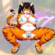 Anime Tiger Girl Bikini Sticker Decal, high definition print suitable for collectors and fans. Vinyl car decals suitable for cars, motorcycles, laptops, computers, backpacks, water bottles, and more.